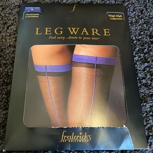 Frederick’s of Hollywood thigh high stockings